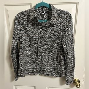 COS Long Sleeve Button Blouse Top NWOT Size 4